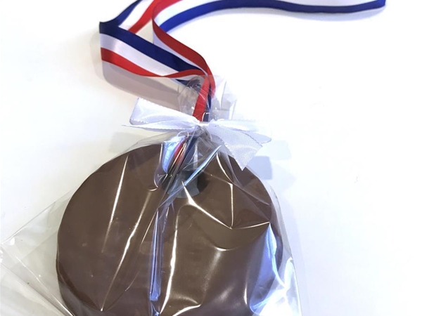 Medaille: tekst YOU DID IT!